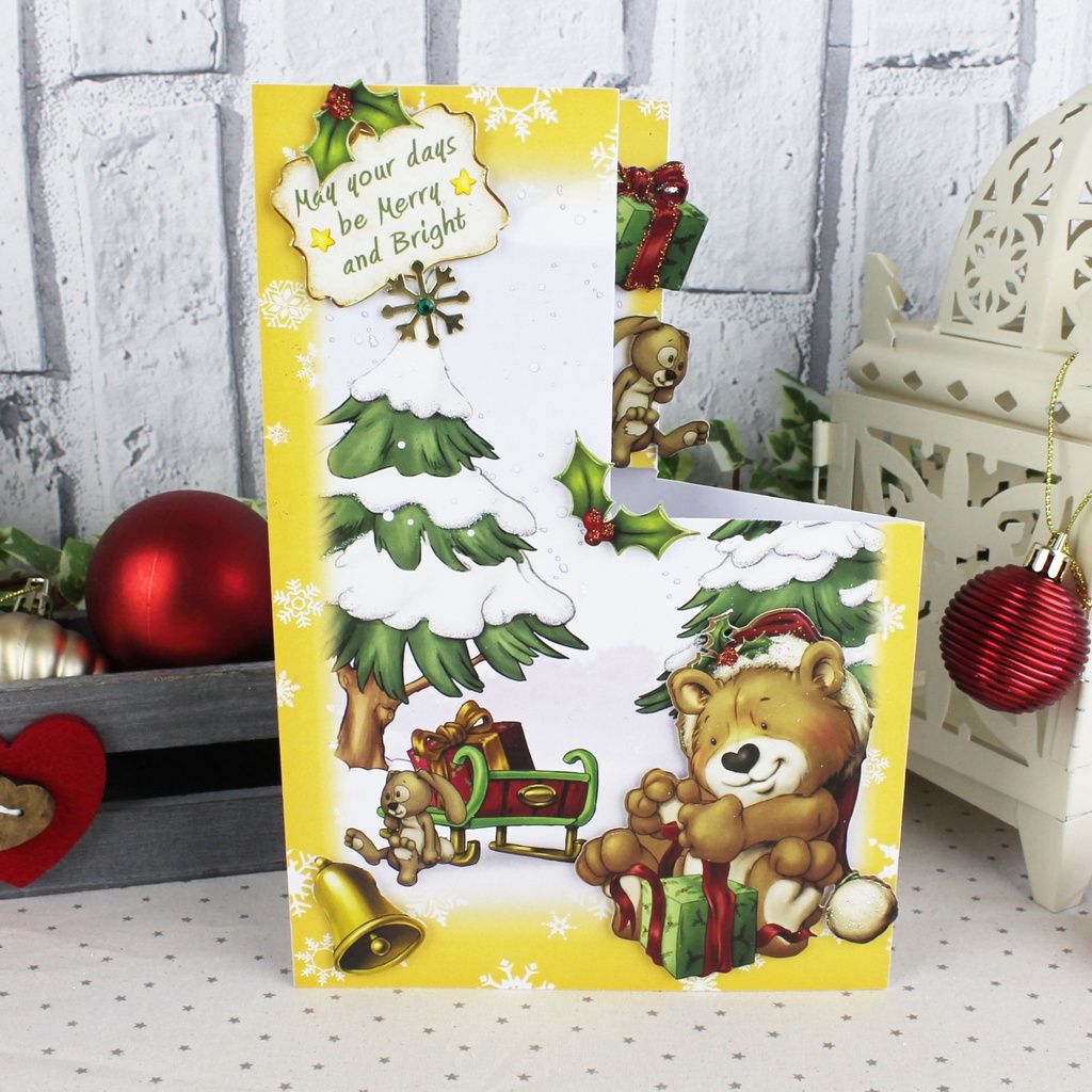 Match It Paper Pack - Christmas Bears - Gifts