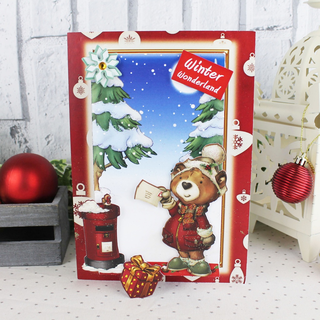 Match It Paper Pack - Christmas Bears - Post