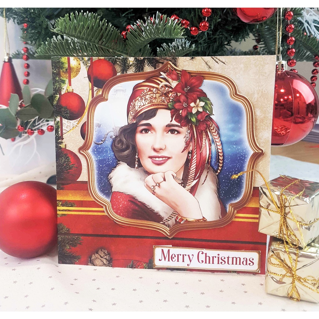 Cardmaking Kit - Art Deco Christmas Enchantment