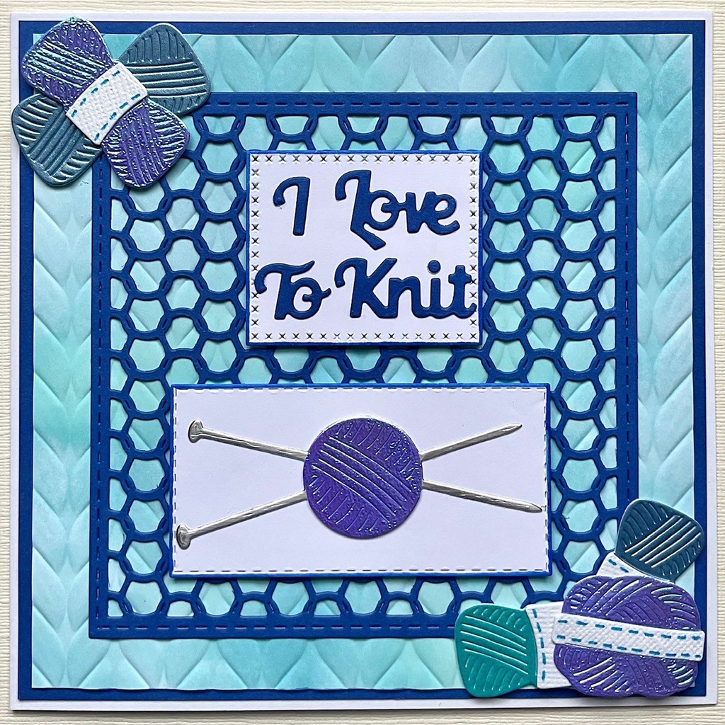 Knitting Background (with Mat)