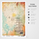 Rice Paper A4 La Rotta delle stelle