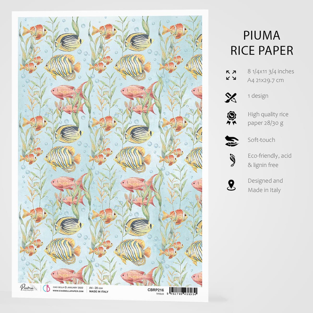 Rice Paper A4 Fishes
