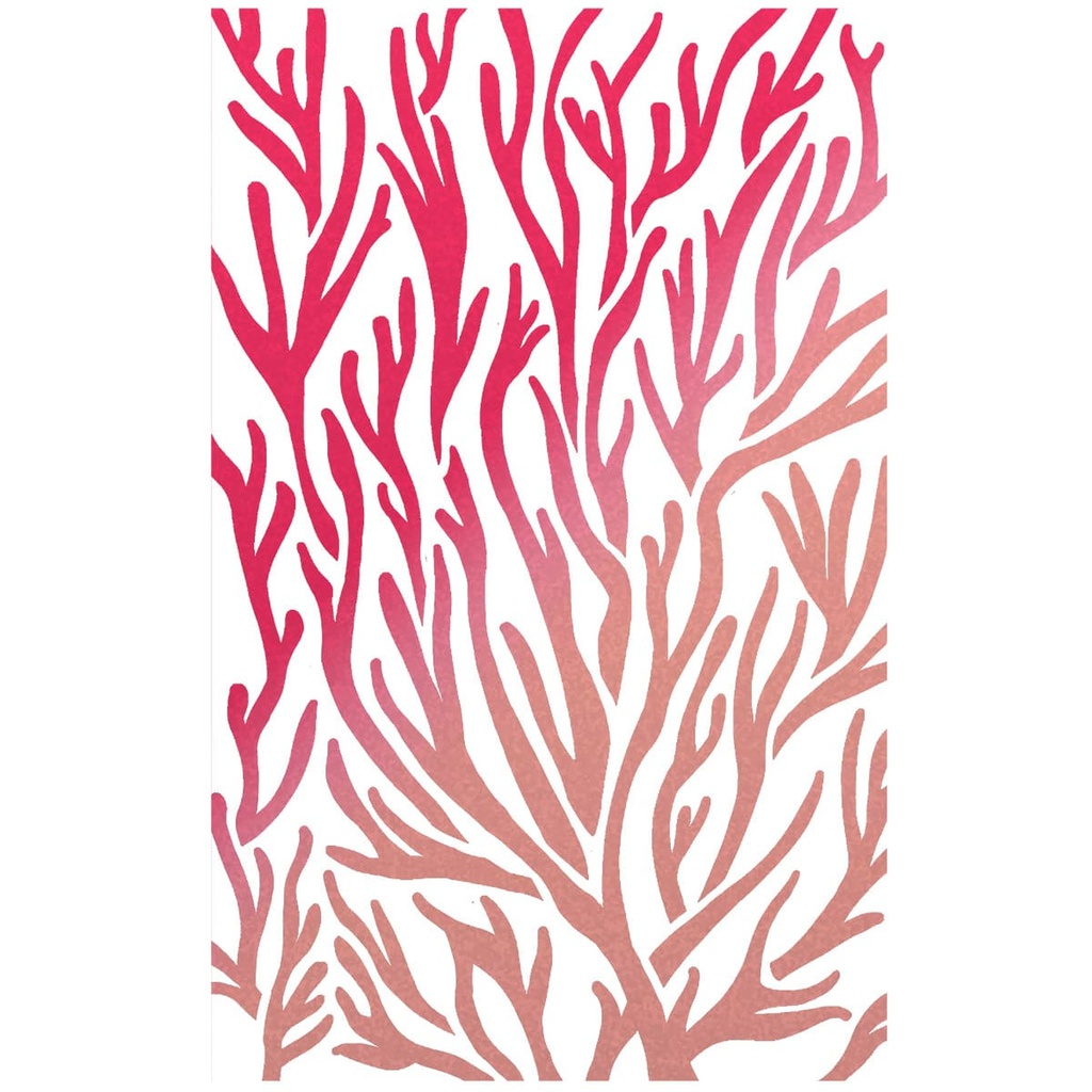 Texture Stencil 5x8 Corals