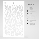 Texture Stencil 5x8 Corals