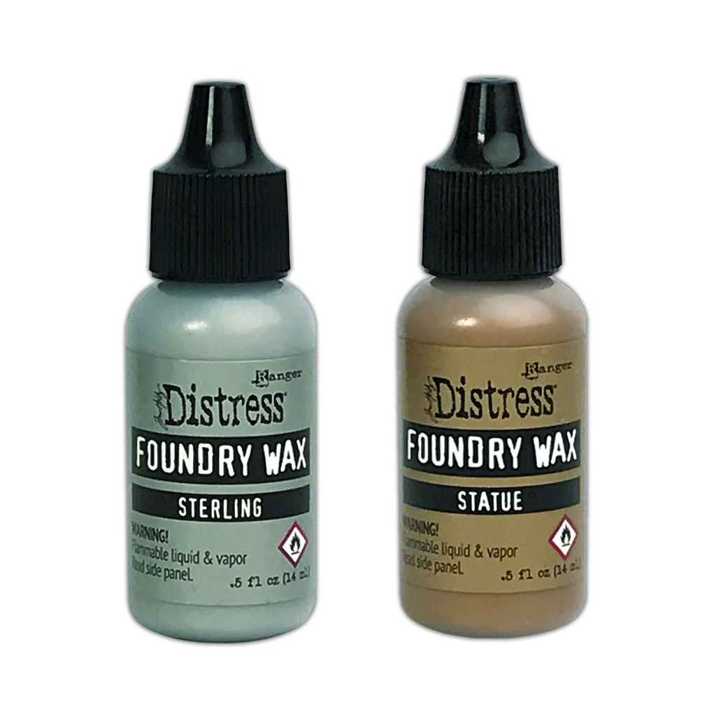 Tim Holtz Distress® Foundry Wax Kit 2 - Sterling/Statue