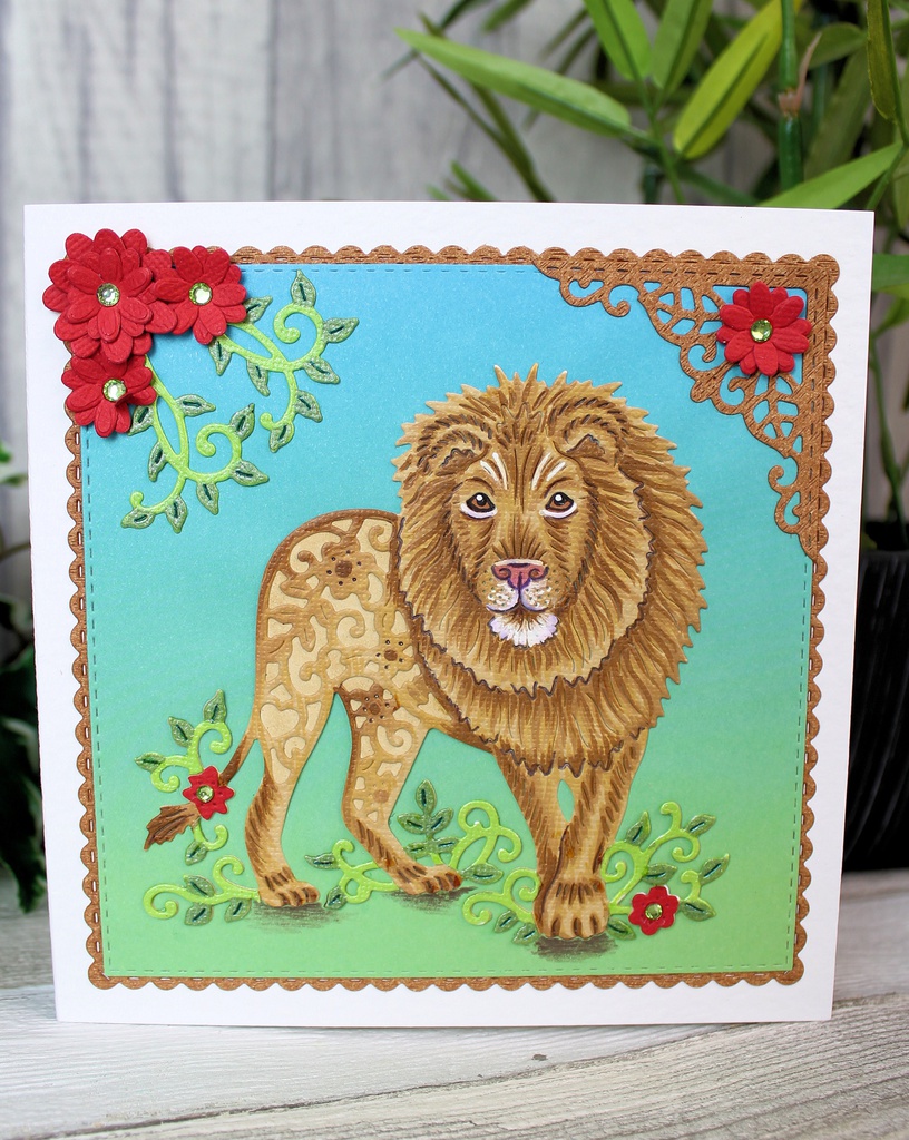 Floral Lion - Sweet Dixie Cutting Die