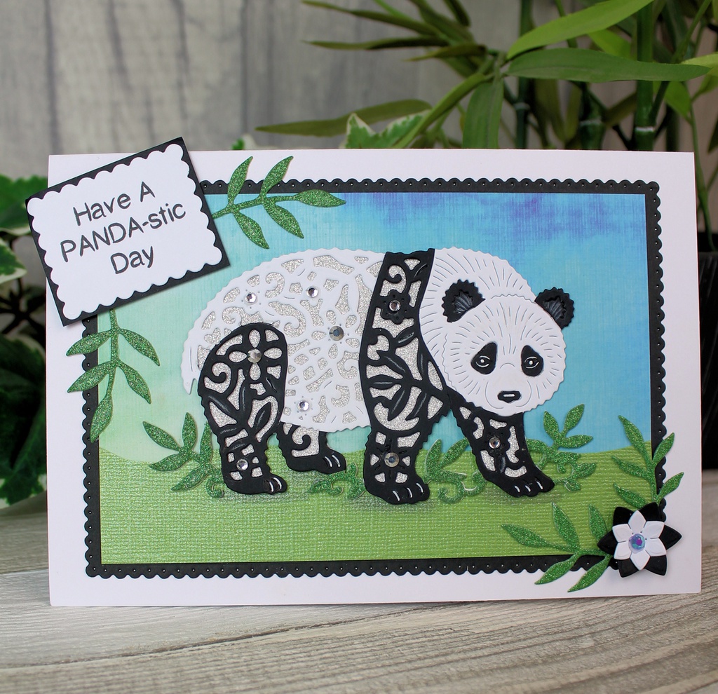 Floral Panda- Sweet Dixie Cutting Die