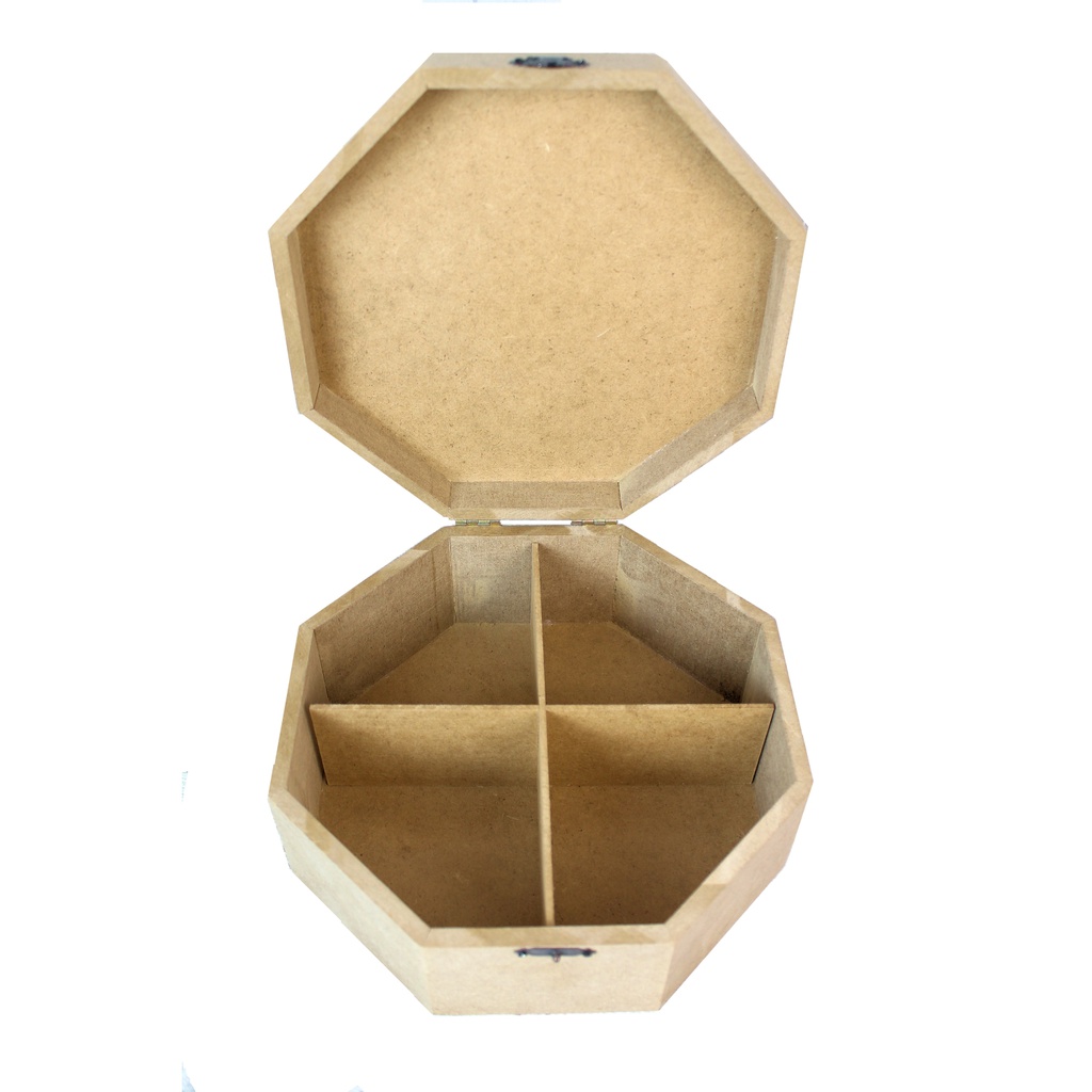 MDF Octagon Box 22x19x9.5cm