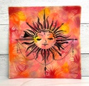 12x12 Stencil Celestial Sun