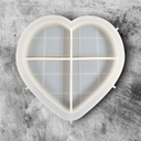 Big Love Heart Mosaic Tray Silicone Mould