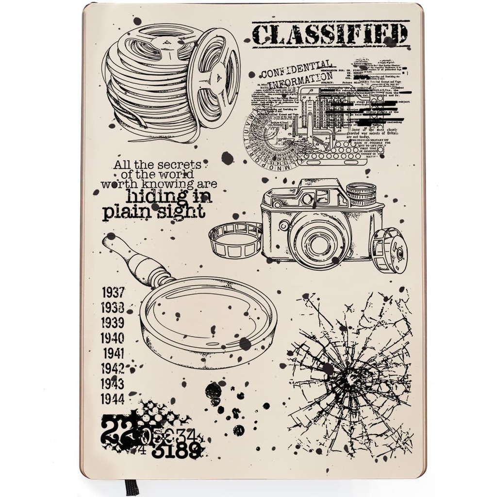 Ciao Bella Clear Stamp Set 6" x 8" - Classified 