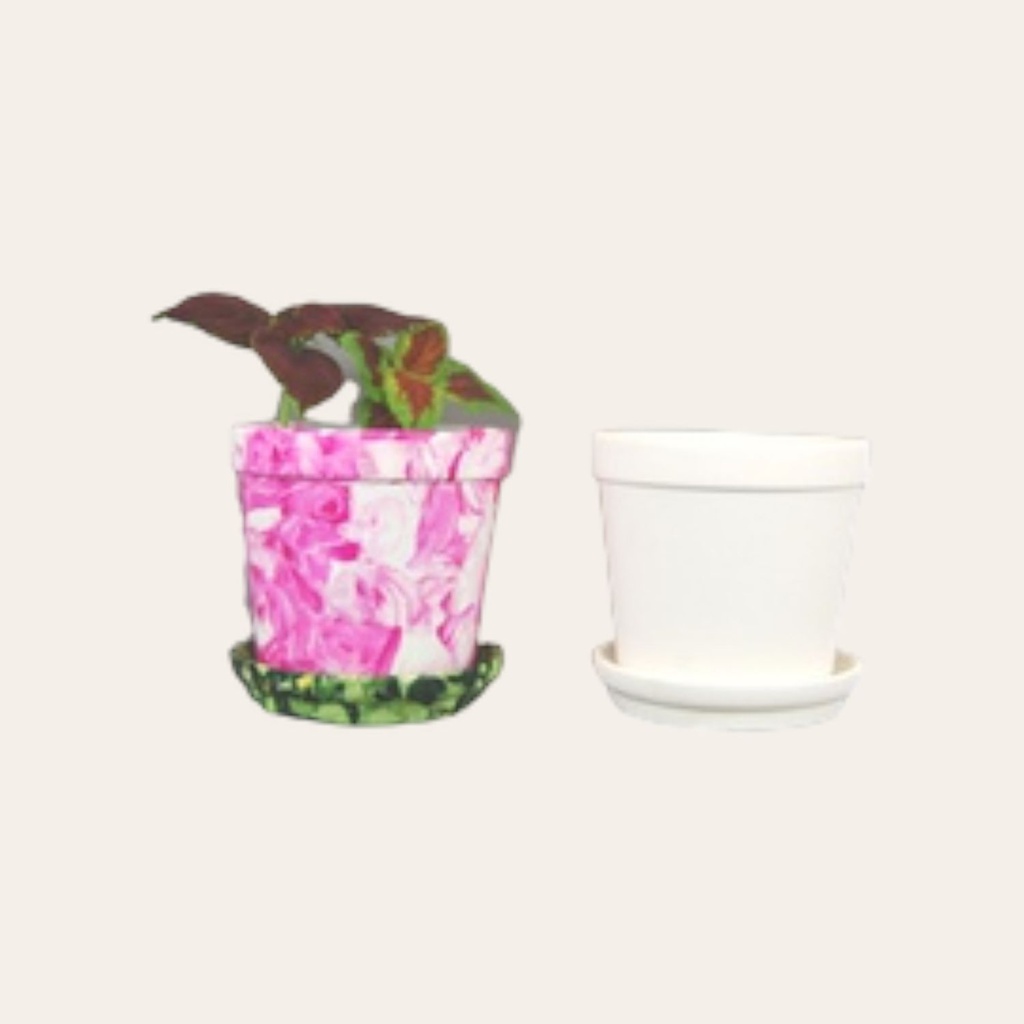 Flower Pot & Saucer (carton of 6)