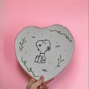 Heart Plate Large (carton of 6)