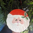 Small Xmas Santa Plate (carton of 6)