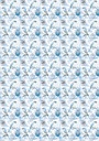 Vellum Elegance of Blue  Paper Patterns A4 6/Pkg