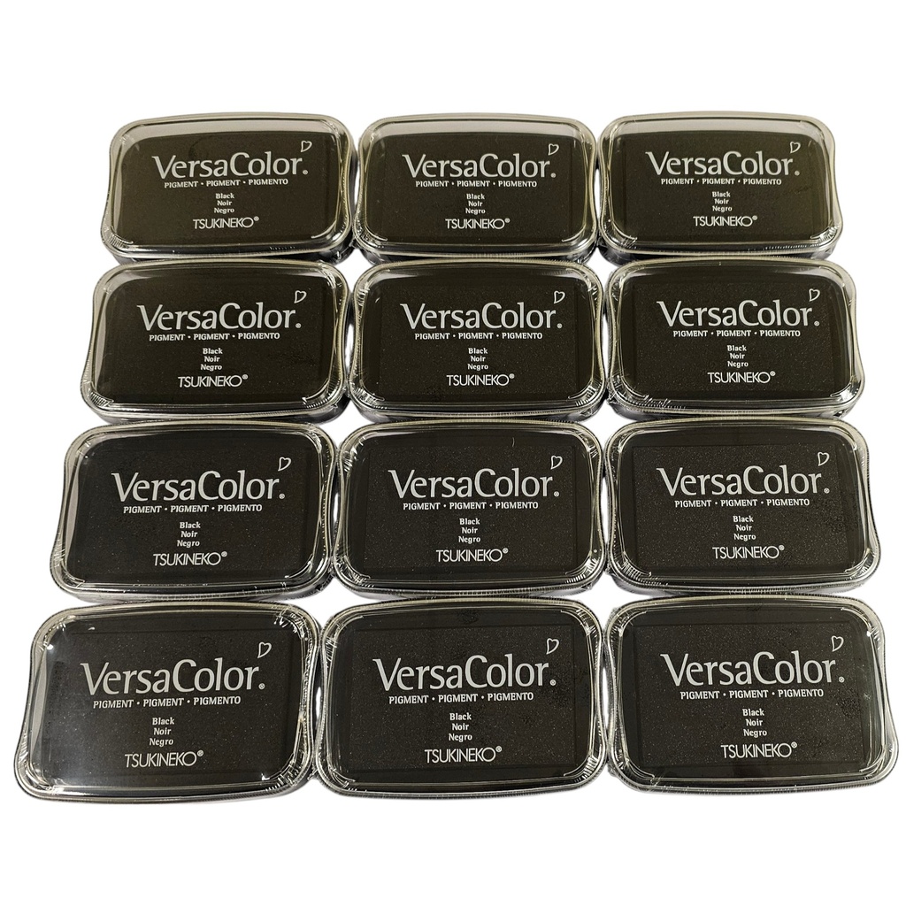 Black Versacolor Pad - Pack of 12