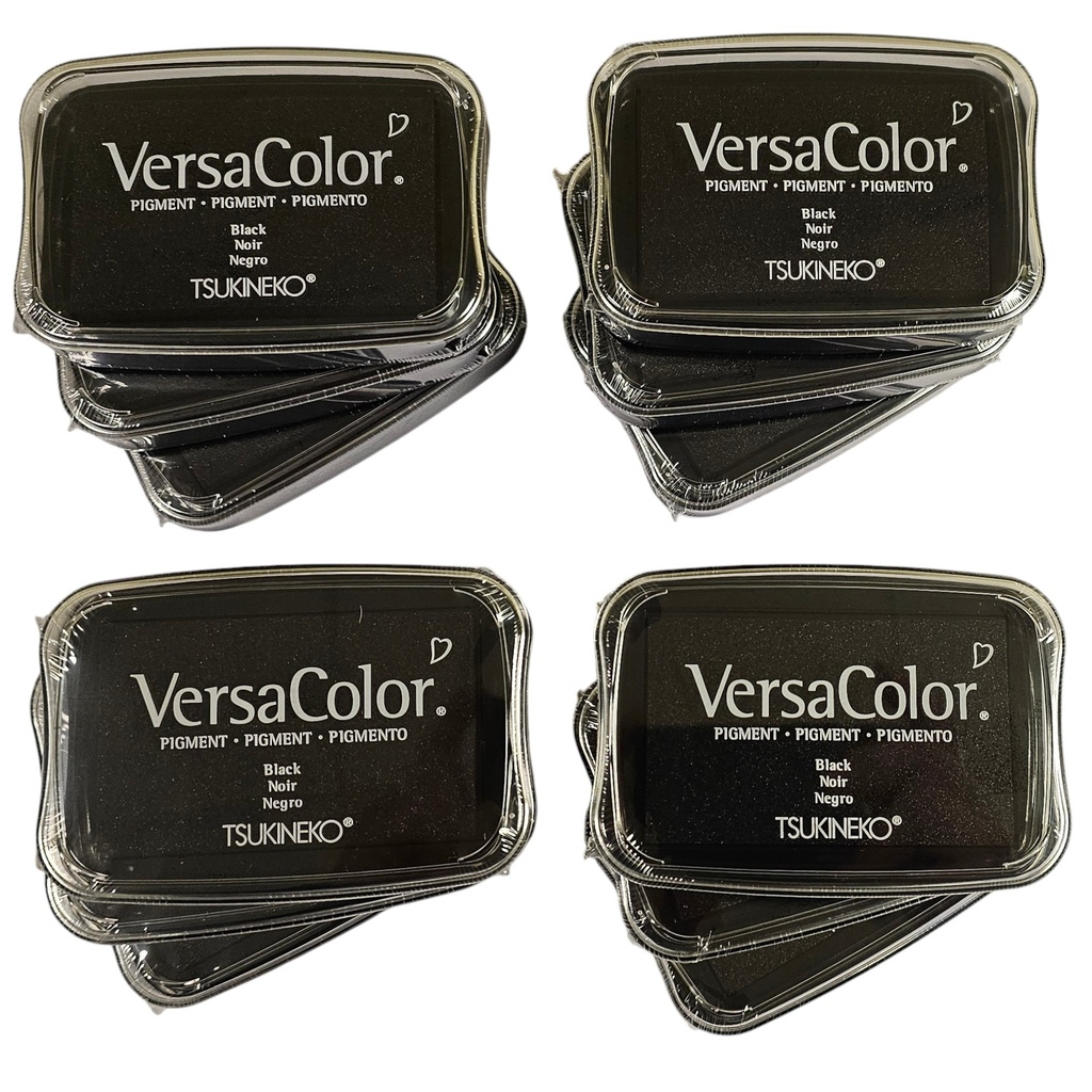 Black Versacolor Pad - Pack of 12