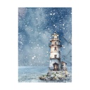 Selection 8 Rice paper A6 backgrounds - Silent Sea