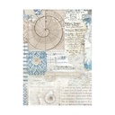 Selection 8 Rice paper A6 backgrounds - Silent Sea