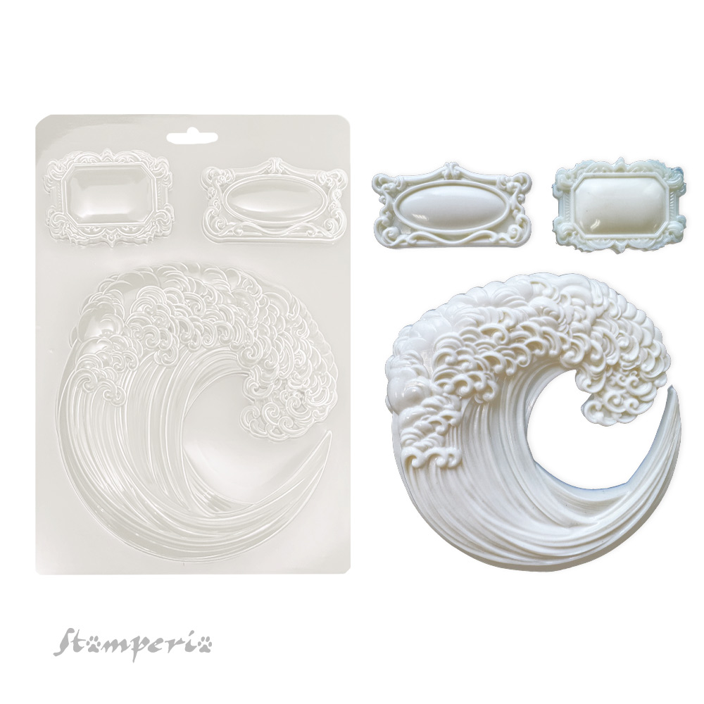 Soft Mould A5 - Silent Sea wave 