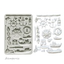 Silicon mold A5 - Silent Sea rudders and boats 