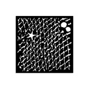 Thick stencil cm 12X12 - Silent Sea net