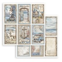 Scrapbooking Small Pad 10 sheets cm 20,3X20,3 (8"X8") - Silent Sea