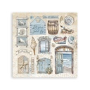 Stickers mm 165x165  4 sheets - Silent Sea 