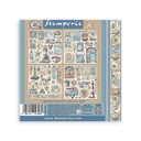 Stickers mm 165x165  4 sheets - Silent Sea 
