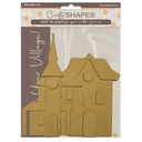 Assortment Village: 4 crafty shapes and 2 Decorative chips