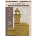 Assortment Village: 4 crafty shapes and 2 Decorative chips
