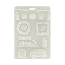 Stamperia - Silent Sea - A4 soft mould Houses and Lighthouse 