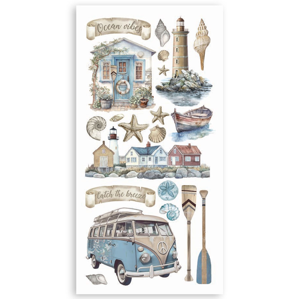Stamperia - Silent Sea - Paper cut-outs 