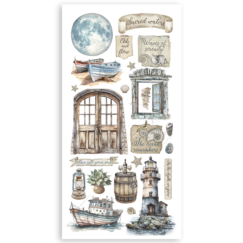 Stamperia - Silent Sea - Paper cut-outs 