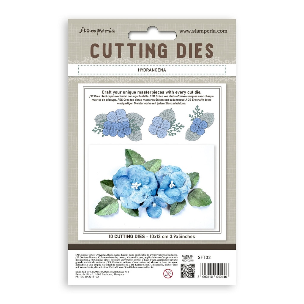 Stamperia - Timeless Cutting Dies A6 - Hydrangea