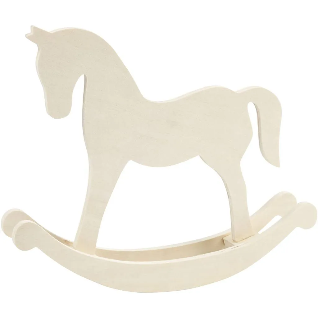 Creativ - Wooden Rocking Horse - 24cm x 30cm x5cm