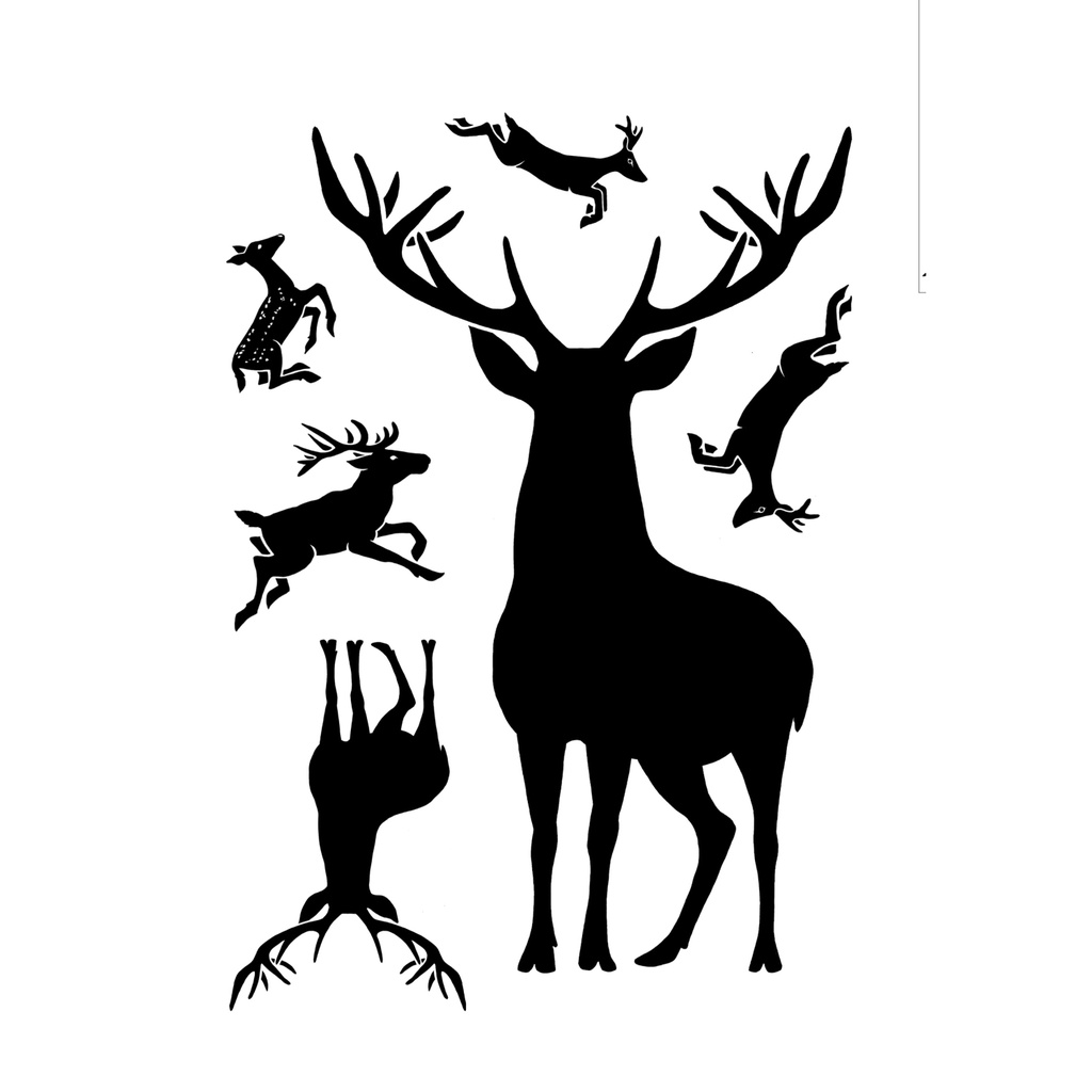 Stately Stag A7Clear Stamp Set