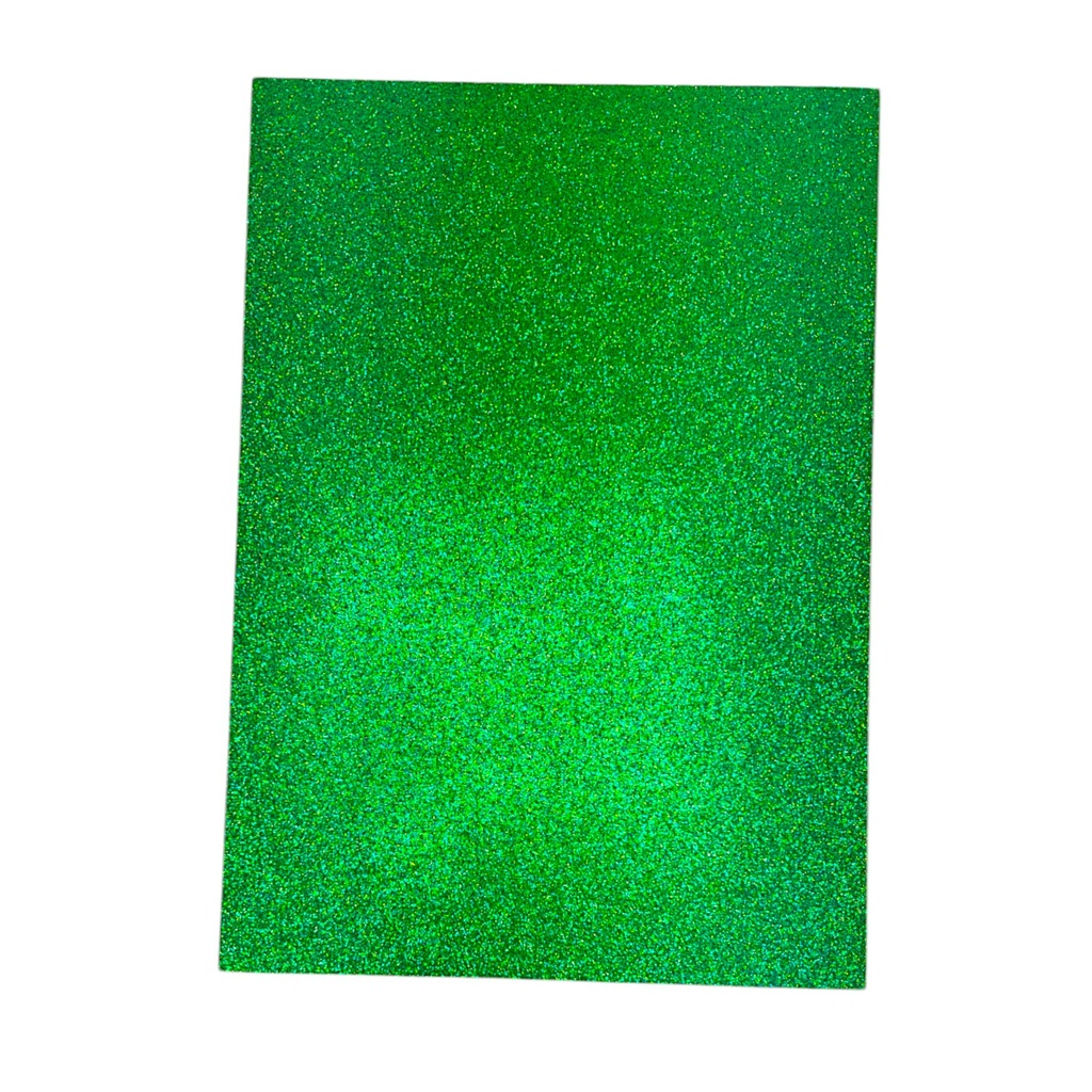 Personal Impressions Green A4 Glitter Card (x10)