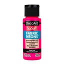 Neon Pink DecoArt SoSoft Fabric Neons 2-oz