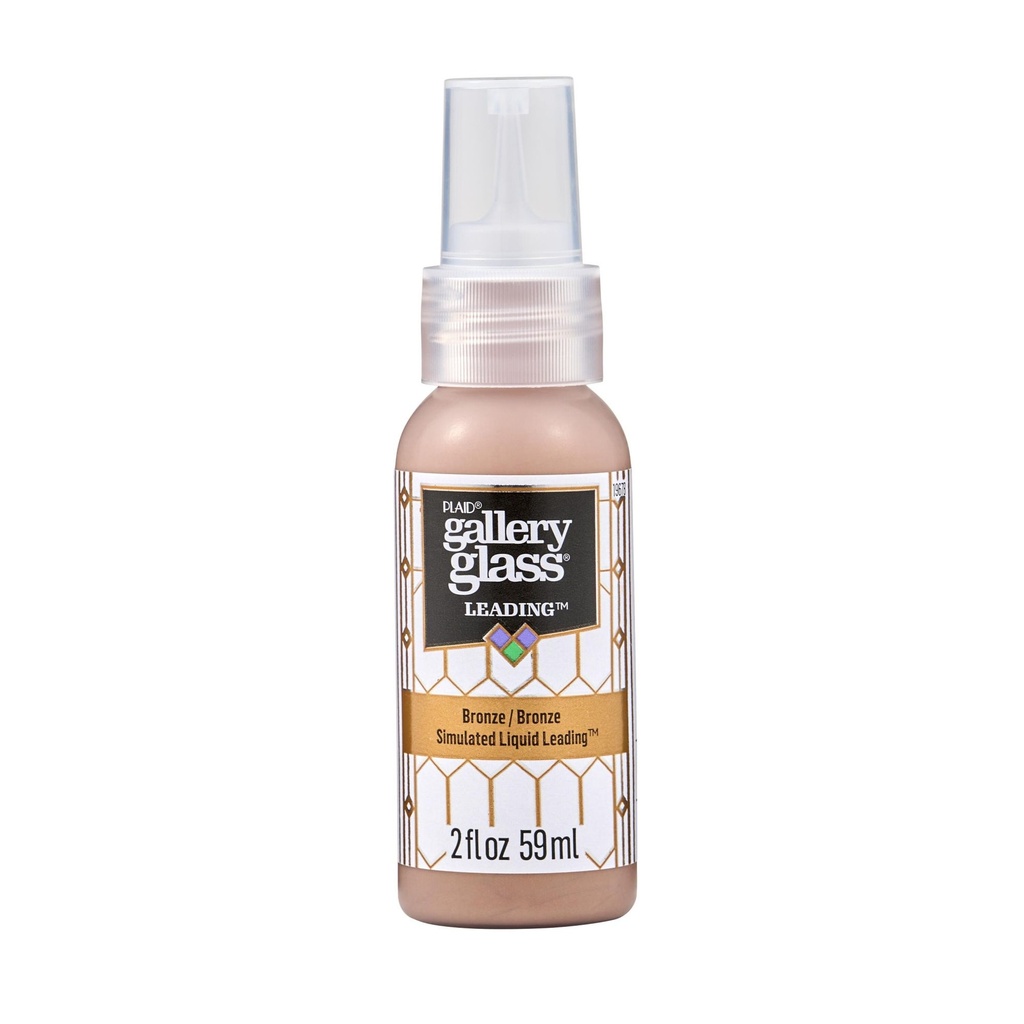 Plaid - Gallery Glass - 2oz - Liquid Lead Bronze