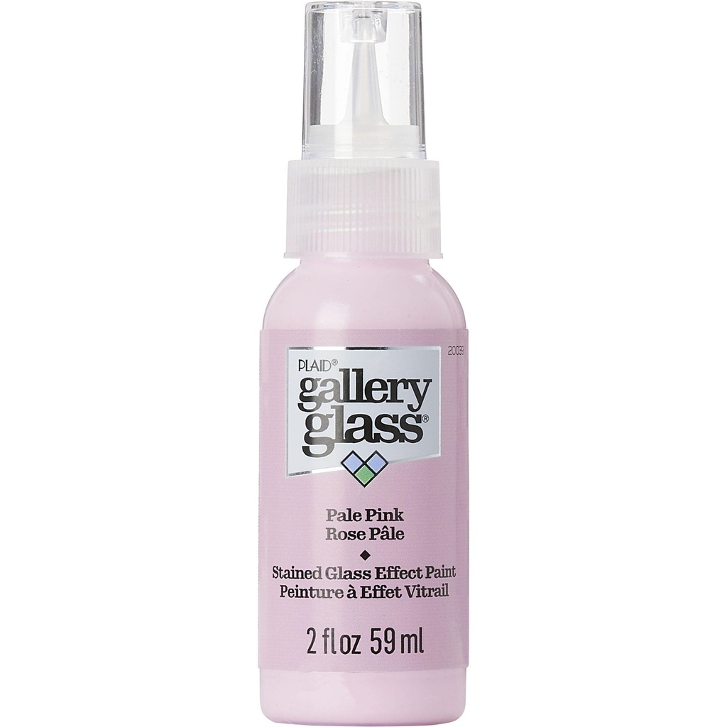 Plaid - Gallery Glass - 2oz - Pale Pink