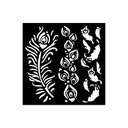 Stamperia - Masquerade - Feathers Stencil (12cmx12cm)