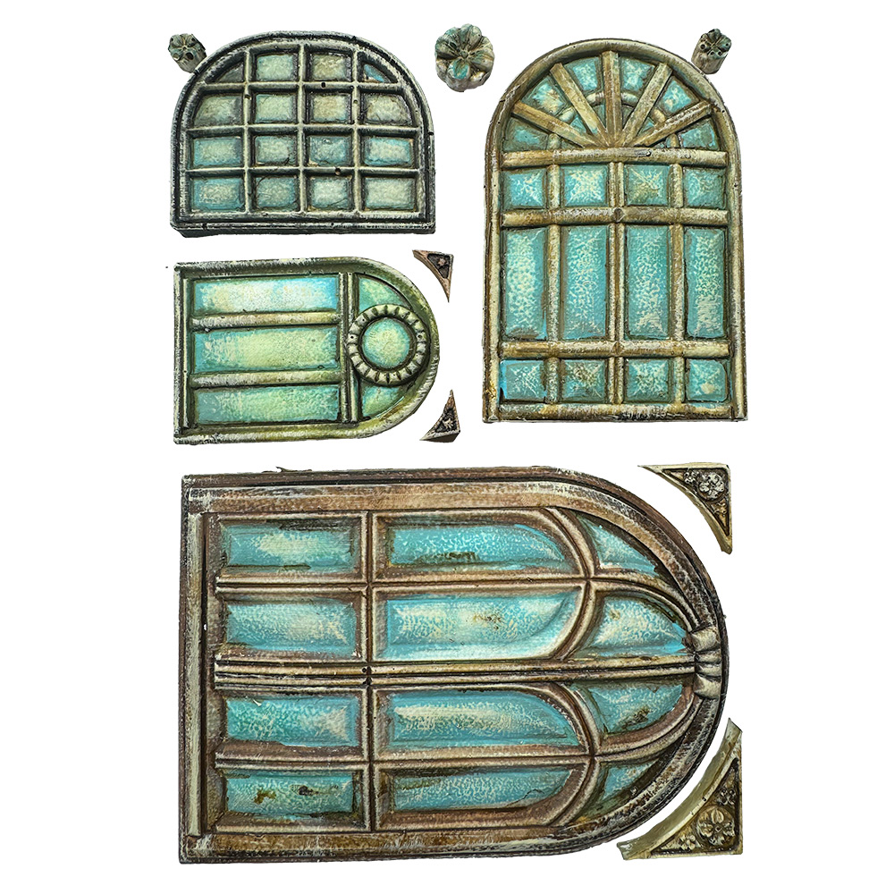 Stamperia - Masquerade - A5 Silicon Mould - Windows