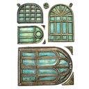 Stamperia - Masquerade - A5 Silicon Mould - Windows