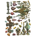 Stamperia - Masquerade - A5 Silicon Mould - Candle Holders