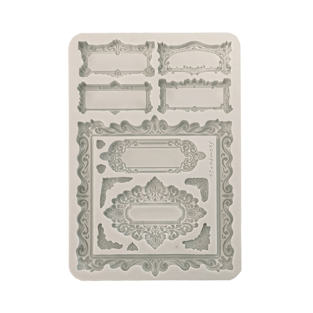 Stamperia - Master of Magic - A5 Silicon Mould - Gothic Label