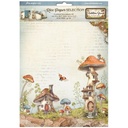 Stamperia - Hidden Grove - Rice Paper Selection Pack of 6 A4 Sheets
