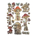 Stamperia - Hidden Grove -  A5 Silicon Mould - Mushroom House