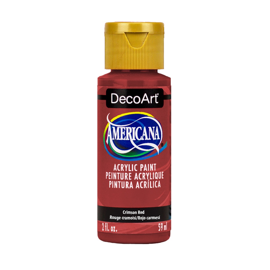 DecoArt Americana Acrylic - Crimson Red (2oz)