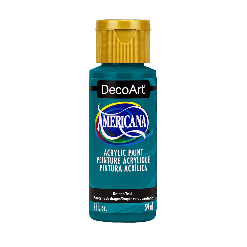Dragon Teal Decoart Americana Acrylic 2oz 